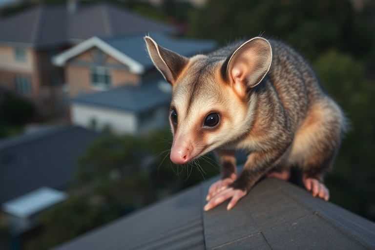 Possum in Cranbourne residential area